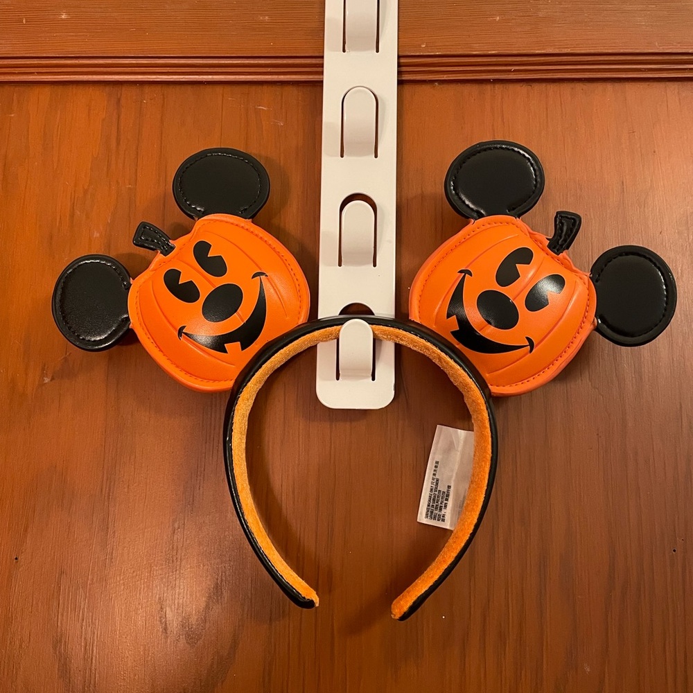 2020 Pumpkin Mickey Mouse Jack-o-Lantern Ears Headband